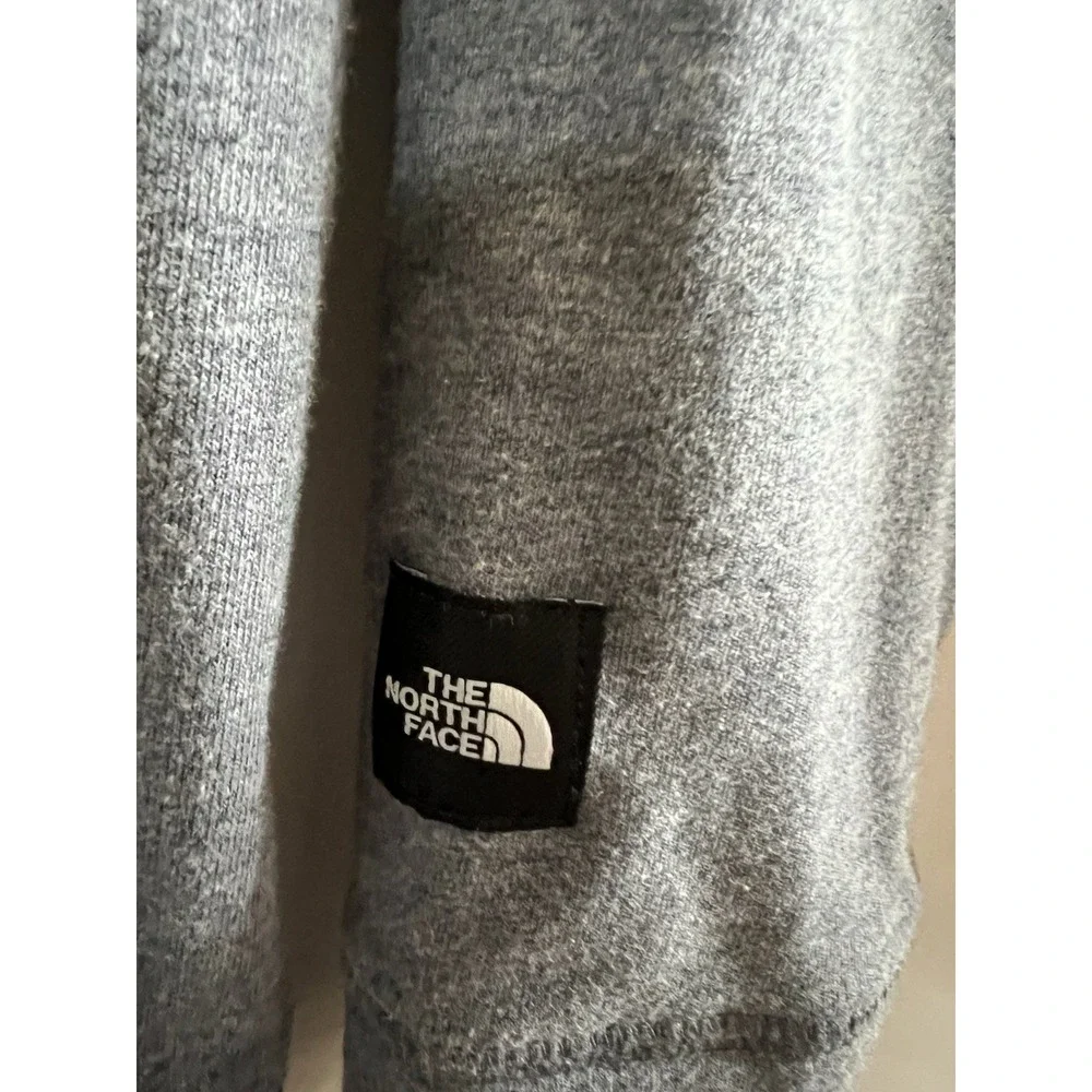 The North Face Shirt Mens Medium Gray Henley Long Sleeve‎ Pullover Outdoors
